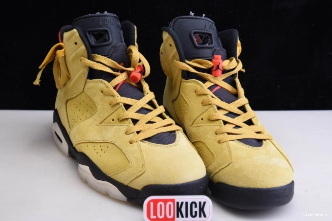 Kick Theory SCOTT 6 JORDAN X TRAVIS AIR CN1084-300 YELLOW 0806